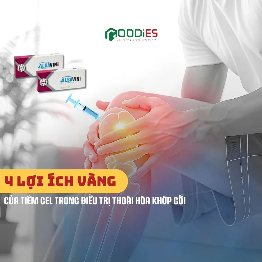 4 lợi ích vàng của tiêm gel trong điều trị thoái hóa khớp gối
