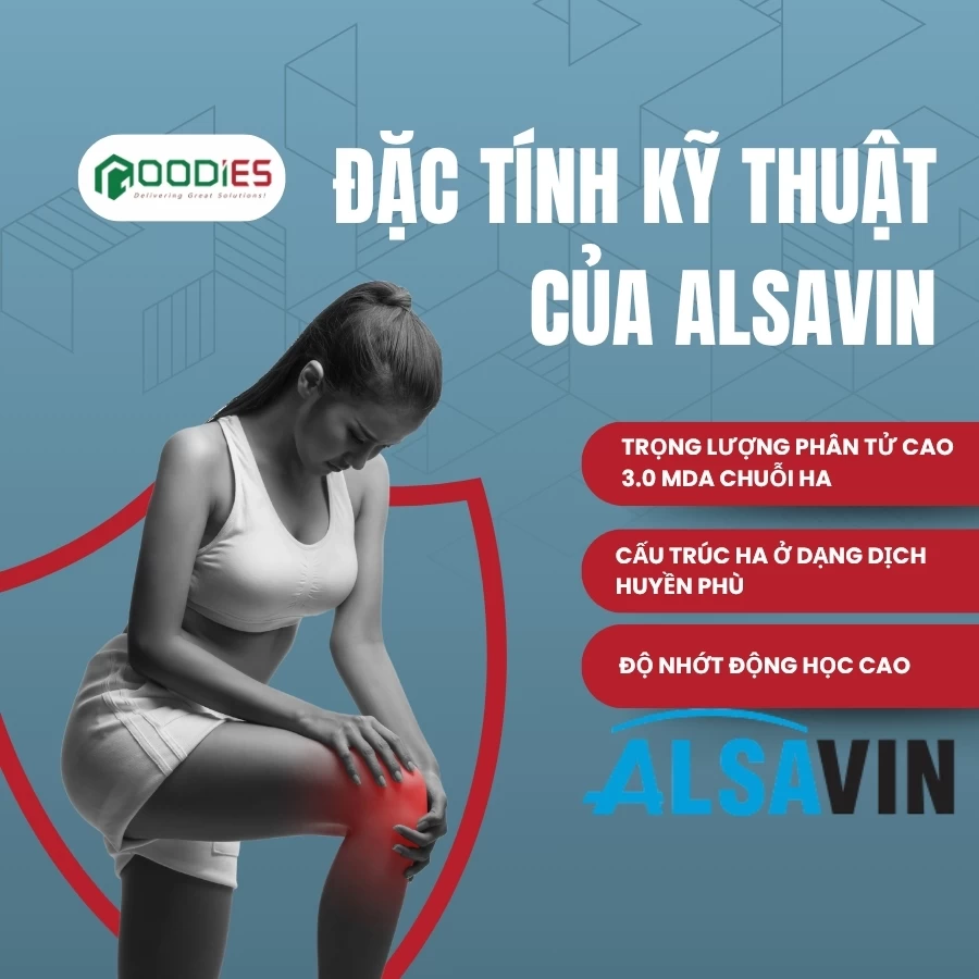 Đặc tính vượt trội giúp Alsavin mang lại hiệu quả lâu dài cho khớp gối
