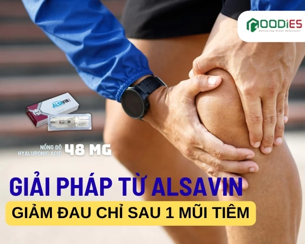 GIẢM ĐAU CHỈ SAU 1 MŨI TIÊM – GIẢI PHÁP TỪ ALSAVIN